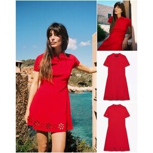 ZARA KNIT SHORT DRESS